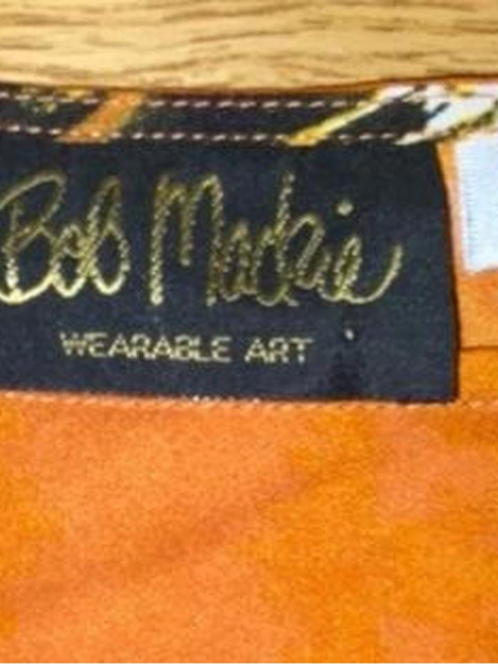 Bob Mackie Gold and Black Patterned Metallic Top & Black Solid Top Set - Picture 5 of 9